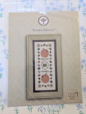 Full Circle Designs Punkin Patches Cross Stitch Pattern & Bead Pack NEW DIY Fall